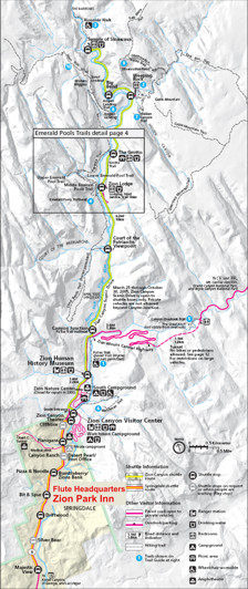Zion Area Map
